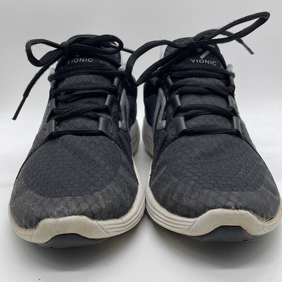 Vionic 335 Miles Walking Athletic Shoes Black White Size 6 - Picture 3 of 11